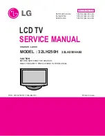 Preview for 1 page of LG 32LH250H Service Manual