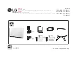 Предварительный просмотр 1 страницы LG 32LH600B Easy Setup Manual