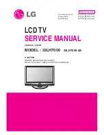 LG 32LH7000 Service Manual preview