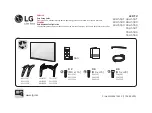 LG 32LJ600B Easy Setup Manual предпросмотр