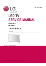 LG 32LM500BPUA Service Manual preview