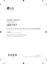 Preview for 1 page of LG 32LM550BPTA.ATA Owner'S Manual