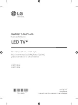 Preview for 3 page of LG 32LM572CBUA Manual