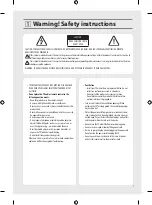 Предварительный просмотр 3 страницы LG 32LM575 Owner'S Manual