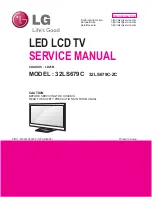 Preview for 1 page of LG 32LM580T-ZA Service Manual