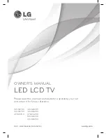 Preview for 1 page of LG 32LM6200 Owner'S Manual