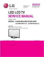 LG 32LM620T Service Manual preview