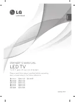 Предварительный просмотр 49 страницы LG 32LN510 Series Owner'S Manual