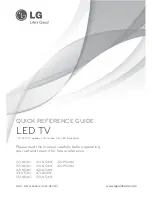 Preview for 1 page of LG 32LN541C Quick Reference Manual