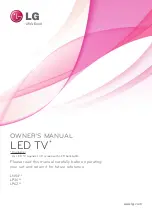 Preview for 1 page of LG 32LN549C.AFB Owner'S Manual