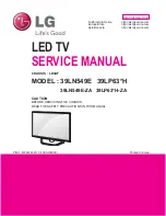 LG 32LN549E Service Manual предпросмотр