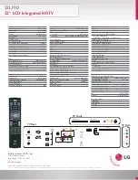 Preview for 2 page of LG 32LP1D Specifications