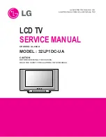 Предварительный просмотр 1 страницы LG 32LP1DC-UA Service Manual