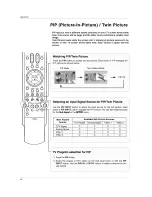 Предварительный просмотр 46 страницы LG 32LP1DC Owner'S Manual