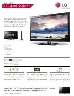 LG 32LS3400 Brochure предпросмотр