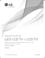 Предварительный просмотр 1 страницы LG 32LS349C Owner'S Manual