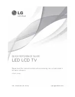 LG 32LT560C Quick Reference Manual preview