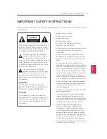 Preview for 3 page of LG 32LT560C Quick Reference Manual