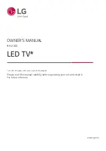 Предварительный просмотр 10 страницы LG 32LT66 Series Owner'S Manual