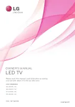 LG 32LV2400 Owner'S Manual предпросмотр