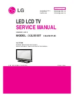 Предварительный просмотр 1 страницы LG 32LV355T Service Manual