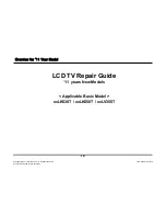 Предварительный просмотр 41 страницы LG 32LV355T Service Manual