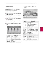 Предварительный просмотр 67 страницы LG 32LV370S-TC Owner'S Manual