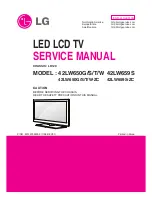 LG 32LV5500 Service Manual предпросмотр