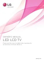 Предварительный просмотр 1 страницы LG 32LV570S-ZB Owner'S Manual