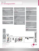 Предварительный просмотр 2 страницы LG 32LX1D Specifications