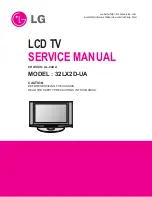 LG 32LX2D-UA Service Manual preview