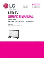 LG 32LX330C Series Service Manual предпросмотр