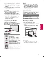 Предварительный просмотр 9 страницы LG 32LX340H Owner'S Manual