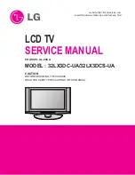 LG 32LX3DC-UA Service Manual предпросмотр