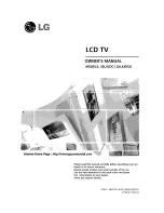 Предварительный просмотр 1 страницы LG 32LX3DC Owner'S Manual