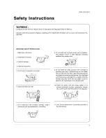 Предварительный просмотр 3 страницы LG 32LX3DC Owner'S Manual