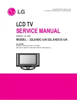 Предварительный просмотр 1 страницы LG 32LX4DC-UA Service Manual