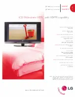 Preview for 1 page of LG 32LX50C Brochure & Specs