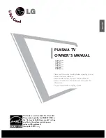 Предварительный просмотр 1 страницы LG 32PC5 Series Owner'S Manual