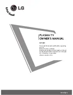 LG 32PC5RV Owner'S Manual предпросмотр