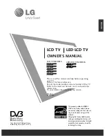 Предварительный просмотр 1 страницы LG 32SL8*** series Owner'S Manual