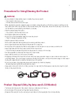 Предварительный просмотр 7 страницы LG 32SM5E Owner'S Manual