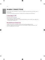 Предварительный просмотр 14 страницы LG 32XF1E Owner'S Manual