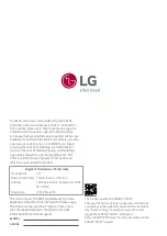 Предварительный просмотр 29 страницы LG 34BL650 Owner'S Manual