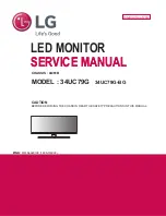 Предварительный просмотр 1 страницы LG 34UC79G Service Manual