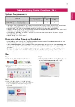 Preview for 9 page of LG 34UC87C-B Manuals On Using Product Functions