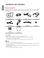 Предварительный просмотр 4 страницы LG 34UM88 Owner'S Manual