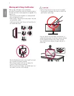 Предварительный просмотр 8 страницы LG 34UM88 Owner'S Manual