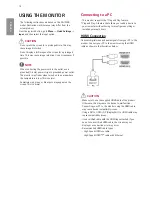 Предварительный просмотр 14 страницы LG 34UM88 Owner'S Manual