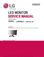 LG 34WN80C Service Manual предпросмотр